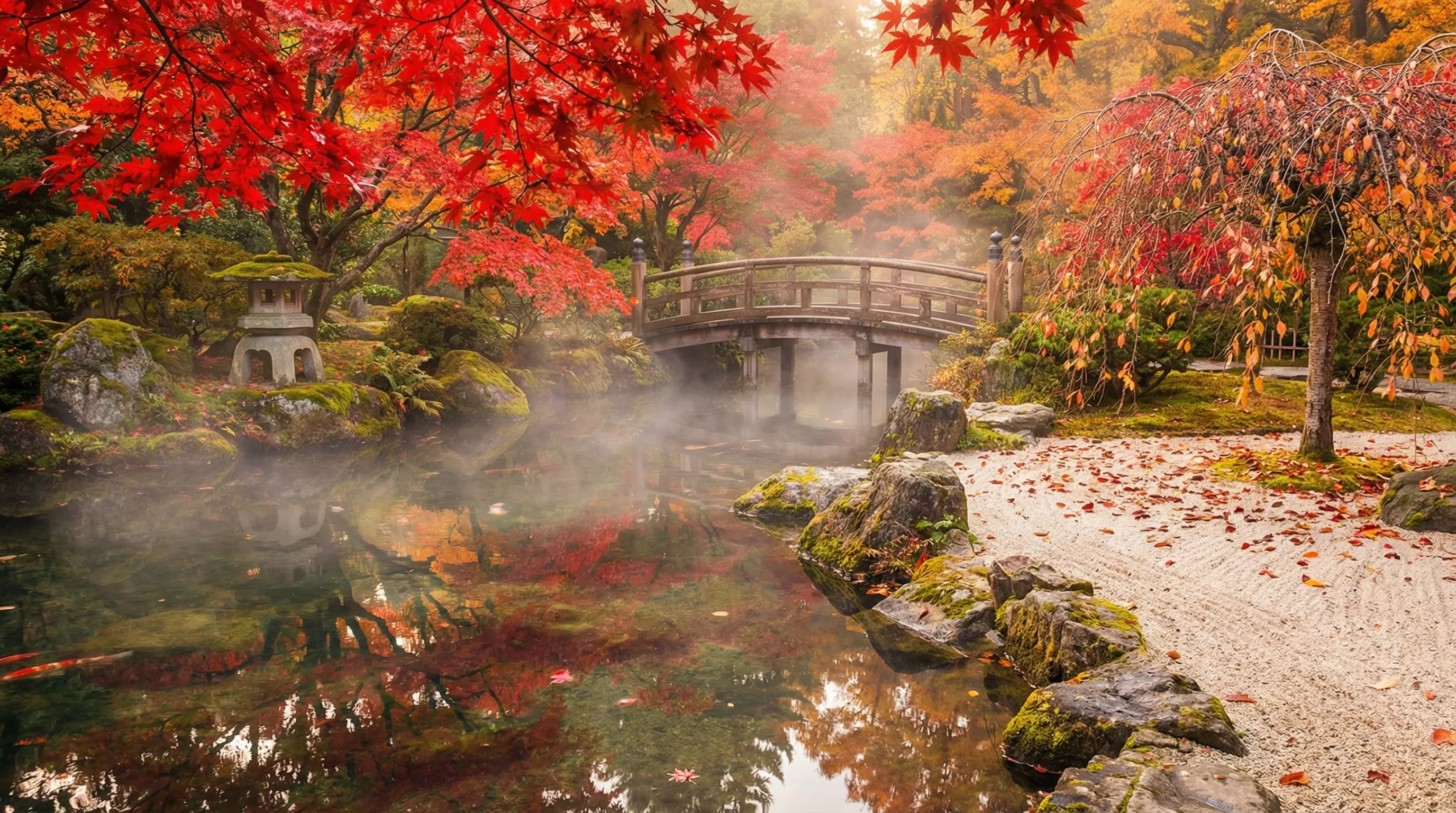 蜜桃传媒热门视频 - 日式庭院秋韵